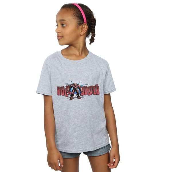 Marvel Girls Avengers Infinity War Hulkbuster 2.0 T-shirt i bomull