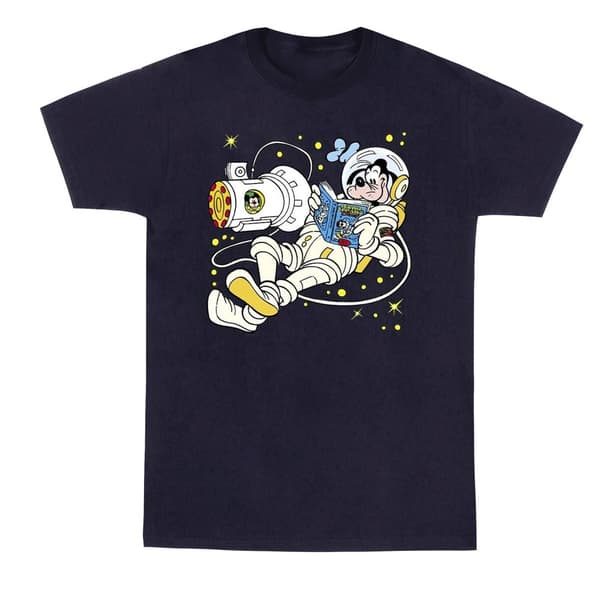 Disney Pojkar - Goofy läser i rymden - T-shirt