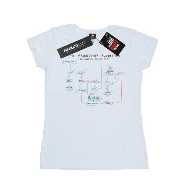 The Big Bang Theory Dam/Tjej - Friendship Algorithm - T-shirt i bomull