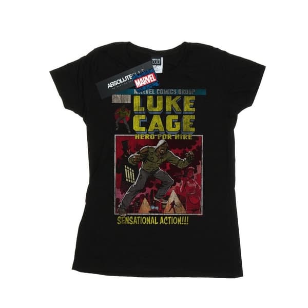 Marvel Dam/Tjej - Luke Cage - Distressed Yourself - Bomulls-T-shirt