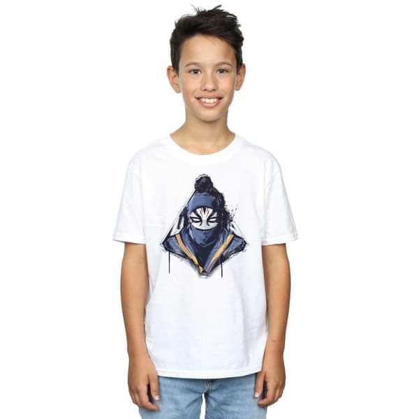 Marvel Boys Shang-Chi And The Legend Of The Ten Rings Razor Fist Masked Paint T-Shirt