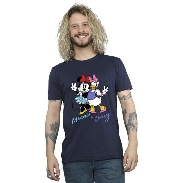 Disney Mens Minnie Mouse And Daisy T-Shirt