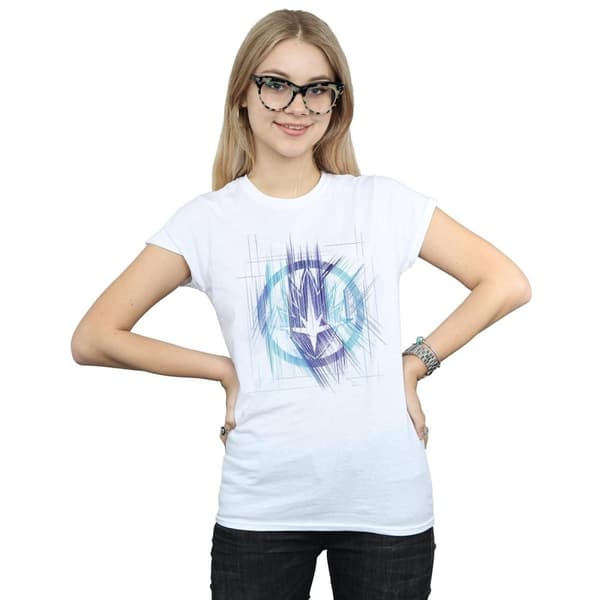 Marvel Womens/Ladies Avengers Infinity War Guardian Lines Cotton T-Shirt