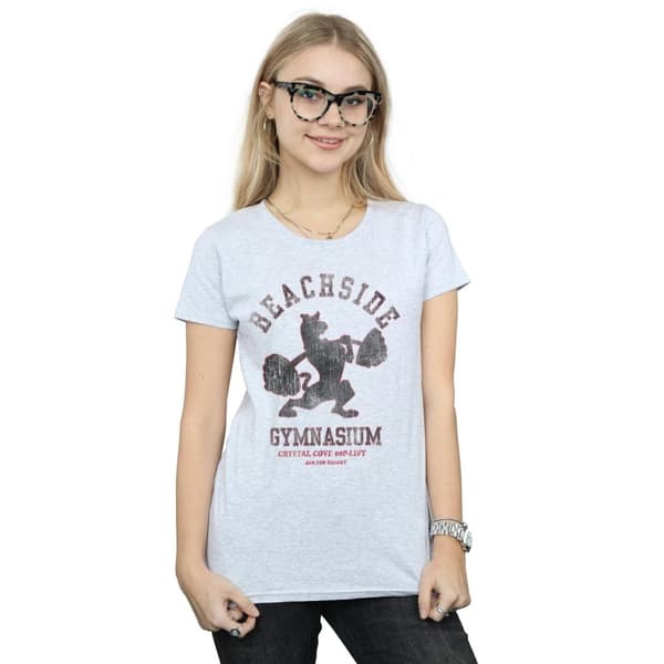 Scooby Doo Dam/Tjej Beachside Gymnasium T-shirt i bomull