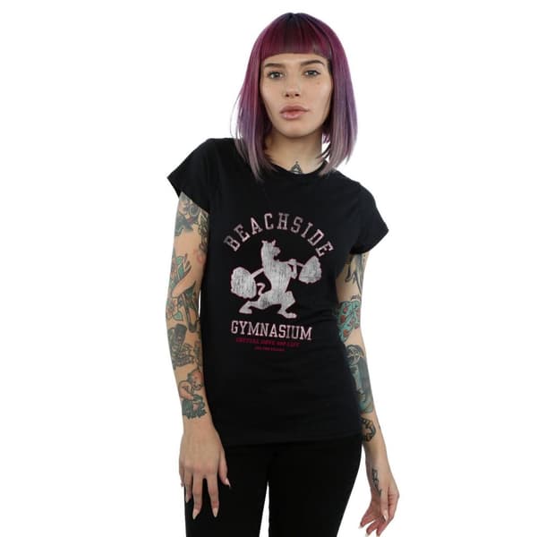 Scooby Doo Dam/Tjej Beachside Gymnasium T-shirt i bomull