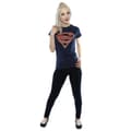 Miniatyrbillede 3 af 4: DC Comics Womens/Ladies Supergirl Logo Cotton T-Shirt