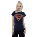 Miniatyrbillede 2 af 4: DC Comics Womens/Ladies Supergirl Logo Cotton T-Shirt