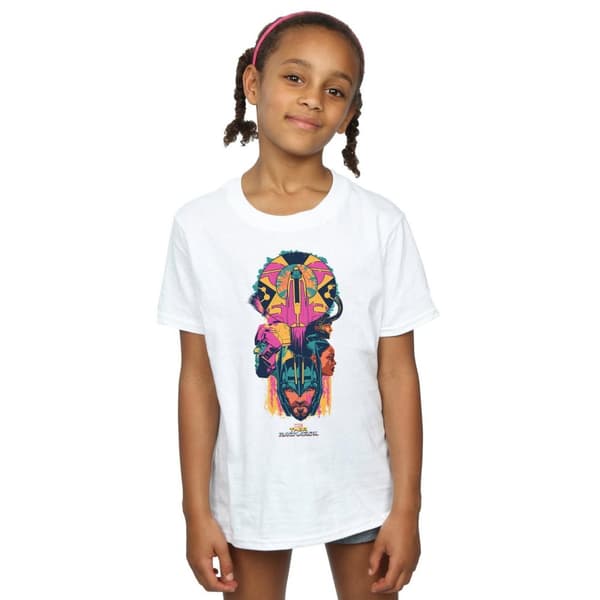 Marvel Girls Thor Ragnarok Character Totem Cotton T-Shirt