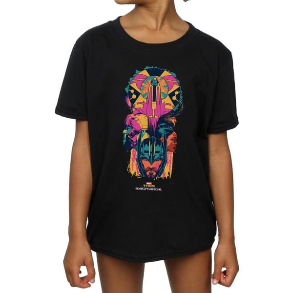 Marvel Girls Thor Ragnarok Character Totem T-shirt i bomull