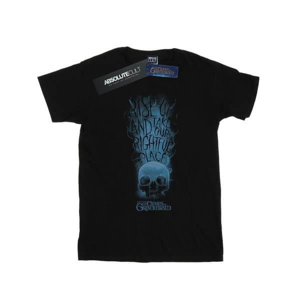 Fantastic Beasts Girls The Crimes Of Grindelwald Skull Smoke Cotton T-Shirt