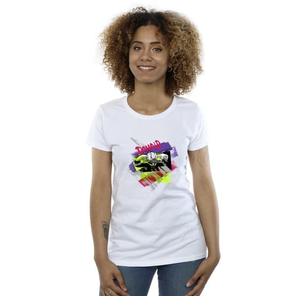 Disney Dam/Tjej Donald Duck Öronpropp Bright T-shirt i bomull