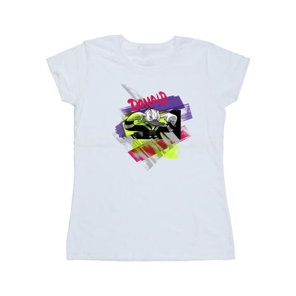 Disney Dam/Tjej Donald Duck Öronpropp Bright T-shirt i bomull