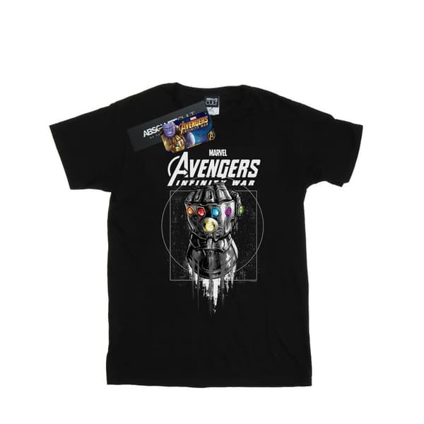 Marvel Avengers Infinity War Gauntlet bomulls-T-shirt för flickor