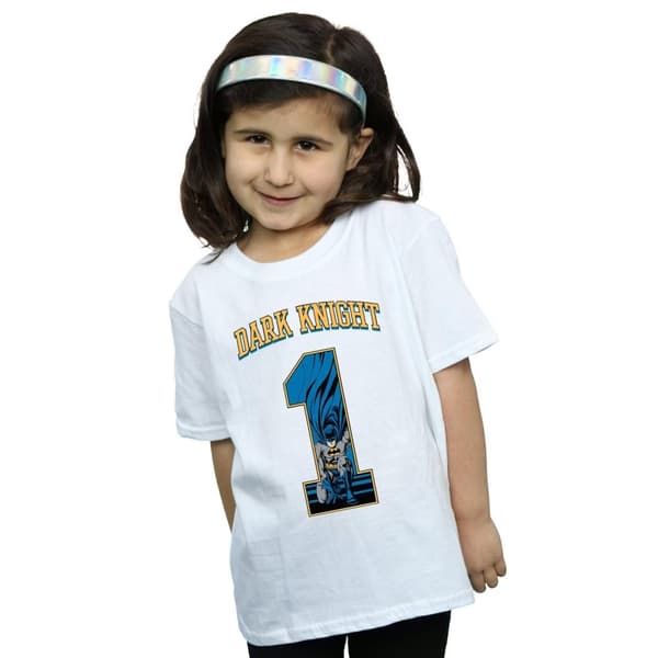 DC Comics Girls Batman Football Dark Knight Cotton T-Shirt