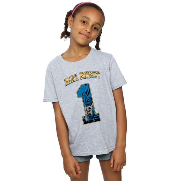 DC Comics Girls Batman Football Dark Knight Cotton T-Shirt