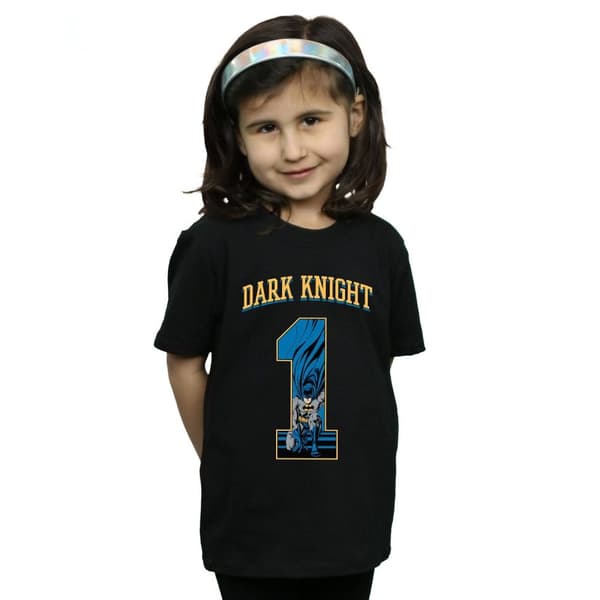 DC Comics Girls Batman Football Dark Knight Cotton T-Shirt