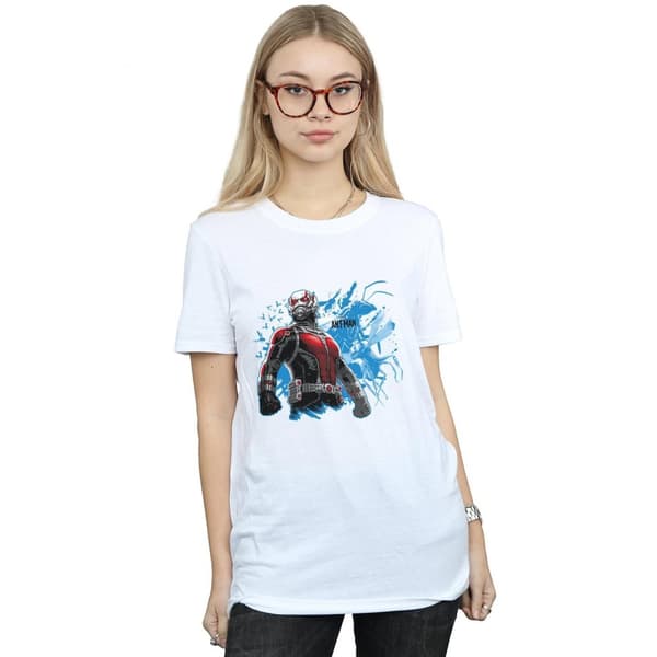 Marvel Womens/Ladies Ant-Man Standing Cotton Boyfriend T-Shirt