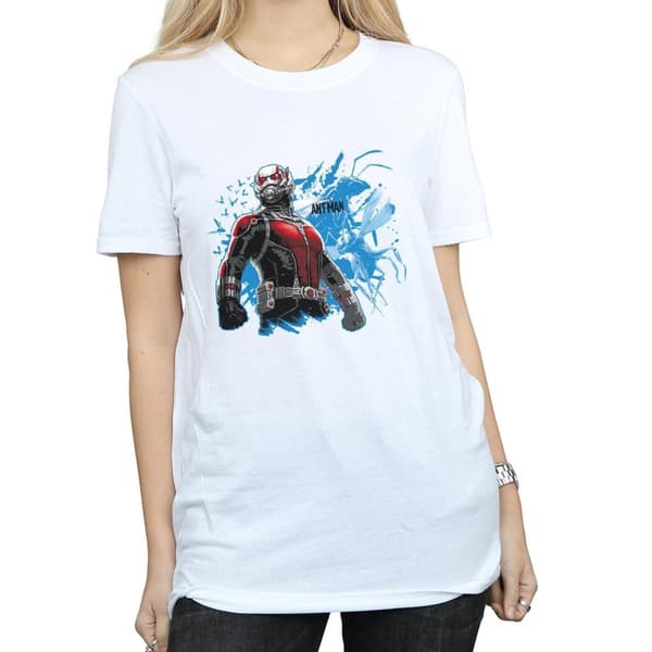 Marvel Womens/Ladies Ant-Man Standing Cotton Boyfriend T-Shirt