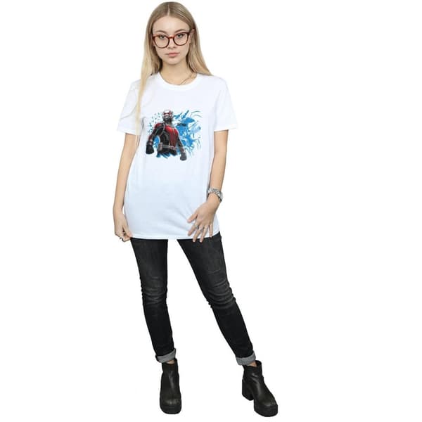 Marvel Womens/Ladies Ant-Man Standing Cotton Boyfriend T-Shirt