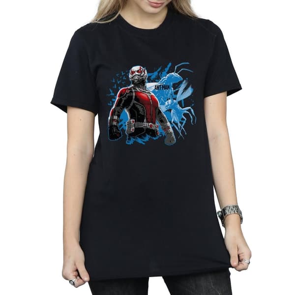 Marvel Womens/Ladies Ant-Man Standing Cotton Boyfriend T-Shirt