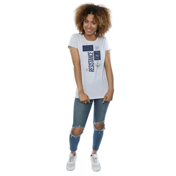 Star Wars Womens/Ladies The Last Jedi The Resistance Cotton T-Shirt