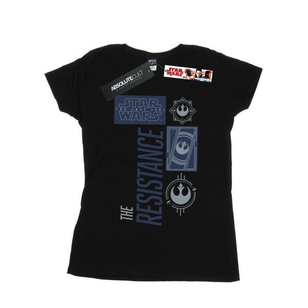Star Wars Womens/Ladies The Last Jedi The Resistance Cotton T-Shirt