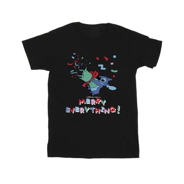 Disney Lilo And Stitch Stitch Merry Everything - T-shirt för herrar