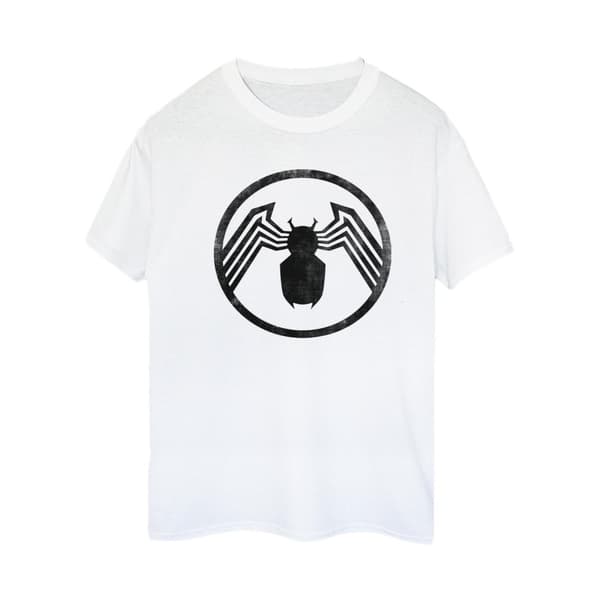 Marvel Womens/Ladies Venom Logo Emblem Cotton Boyfriend T-Shirt