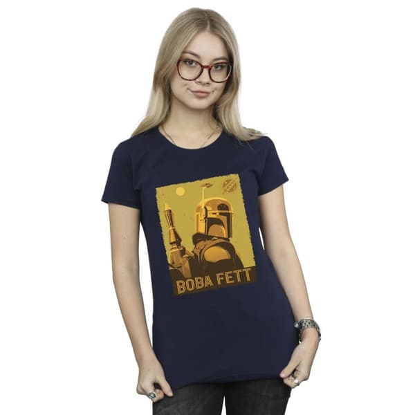 Star Wars Womens/Ladies The Book Of Boba Fett Planetary Stare Cotton T-Shirt