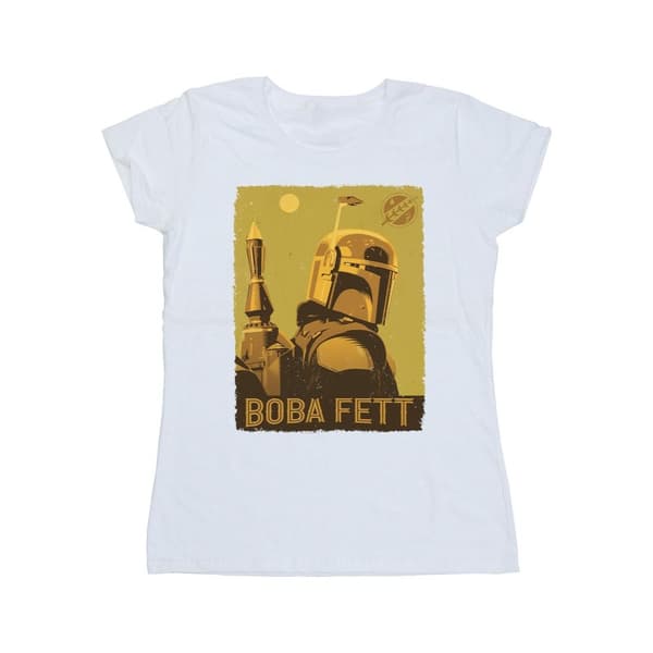 Star Wars Womens/Ladies The Book Of Boba Fett Planetary Stare Cotton T-Shirt