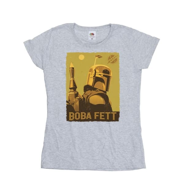 Star Wars Womens/Ladies The Book Of Boba Fett Planetary Stare Cotton T-Shirt