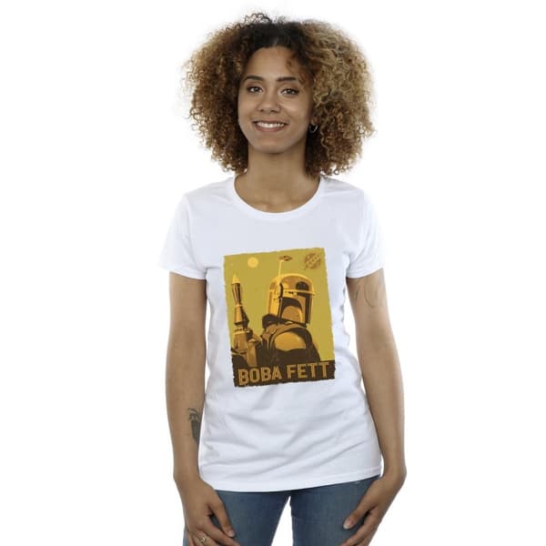 Star Wars Womens/Ladies The Book Of Boba Fett Planetary Stare Cotton T-Shirt
