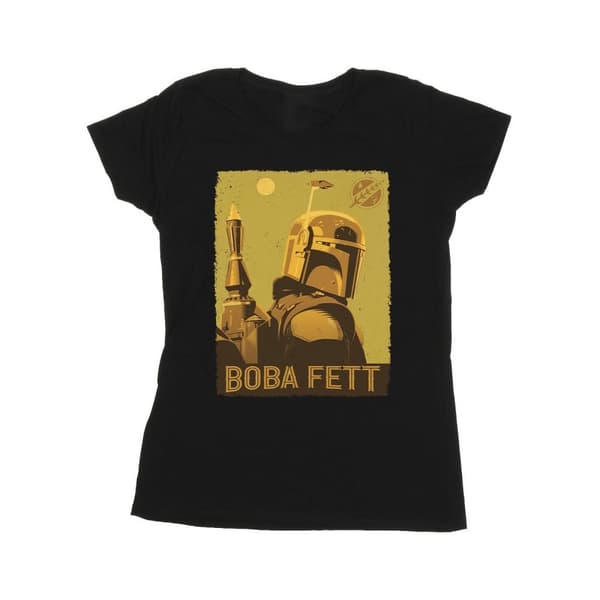 Star Wars Womens/Ladies The Book Of Boba Fett Planetary Stare Cotton T-Shirt