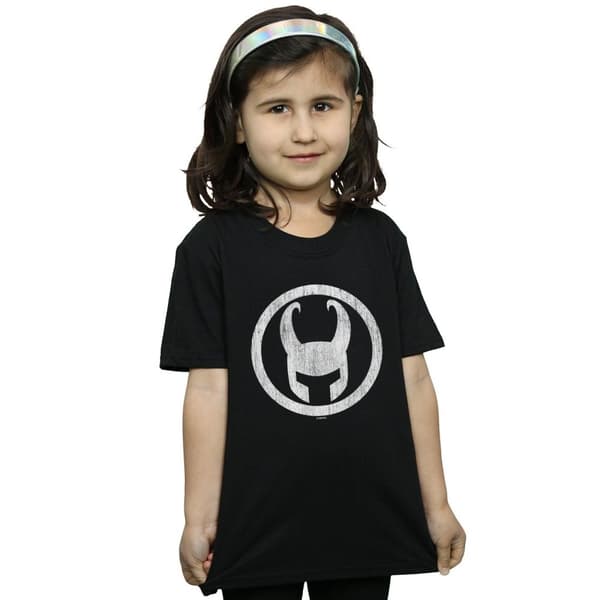 Marvel Girls Loki Icon Cotton T-Shirt