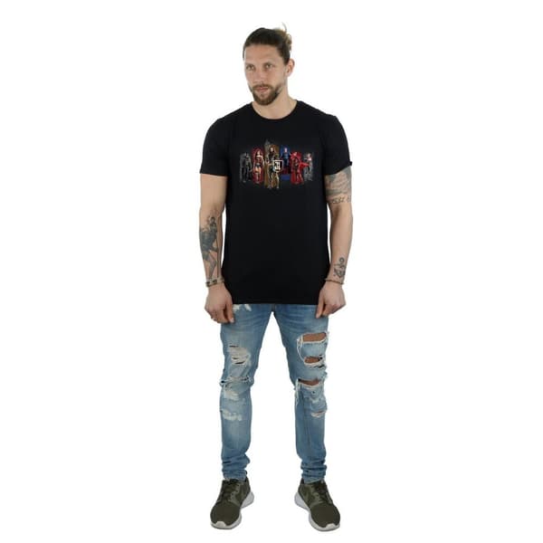 DC Comics Justice League Movie Team Hexagons T-shirt för herrar