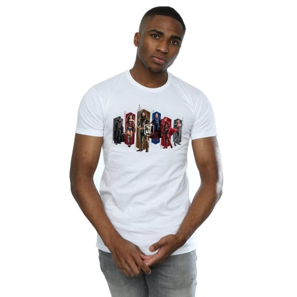 DC Comics Justice League Movie Team Hexagons T-shirt för herrar