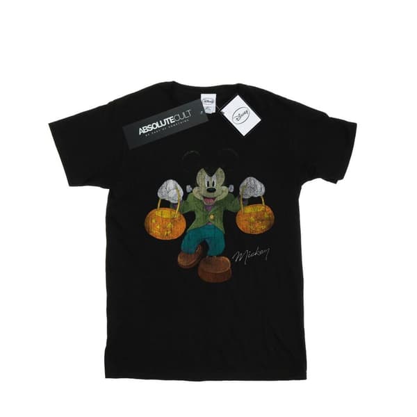 Disney Frankenstein Mickey Mouse T-shirt i bomull för flickor