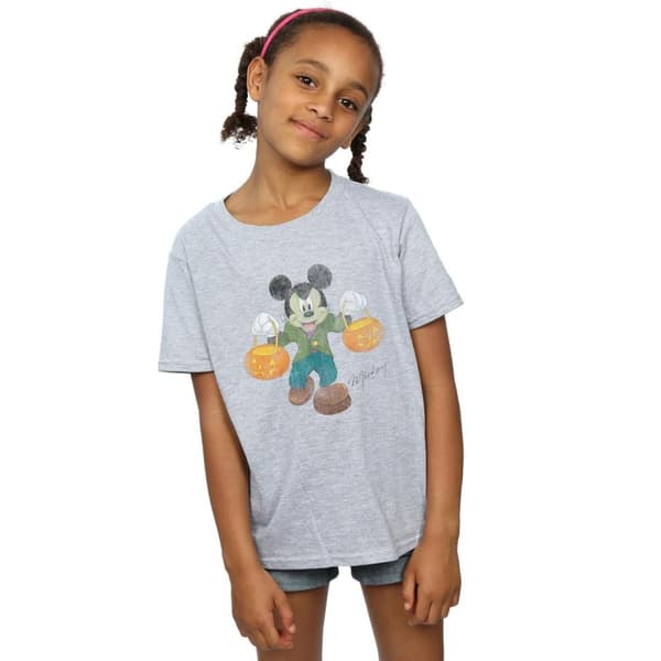 Disney Frankenstein Mickey Mouse T-shirt i bomull för flickor