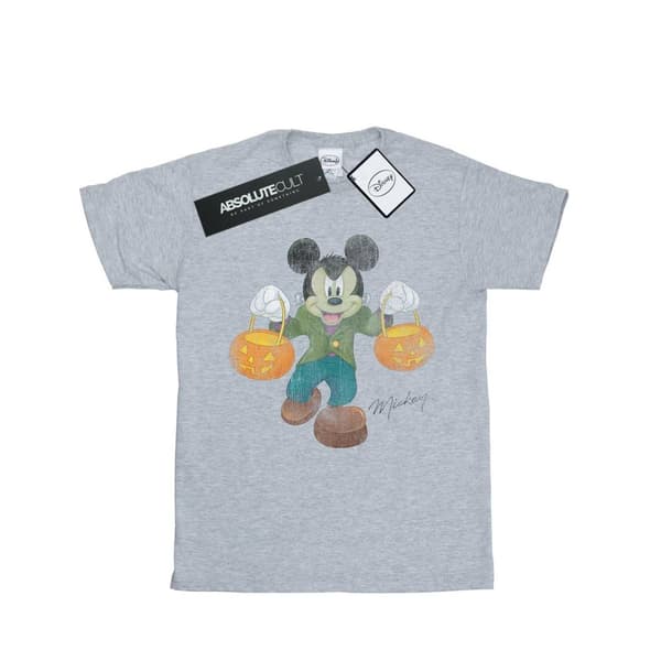 Disney Frankenstein Mickey Mouse T-shirt i bomull för flickor