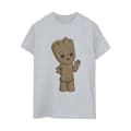 Miniatyrbild 1 av 3: Marvel Dam / Dam I Am Groot Söt Groot Bomull Boyfriend T-shirt