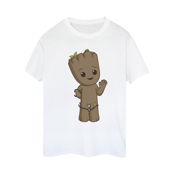 Marvel Dam / Dam I Am Groot Söt Groot Bomull Boyfriend T-shirt