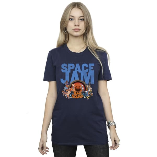 Space Jam: A New Legacy Womens/Ladies Tune Squad Cotton Boyfriend T-Shirt