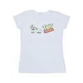 Miniatyrbilde 1 av 3: Disney Womens/Ladies Toy Story Buzz Pulling Logo Cotton T-Shirt