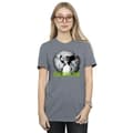 Miniatyrbilde 2 av 3: Gremlins Womens/Ladies Scared Green Cotton Boyfriend T-Shirt