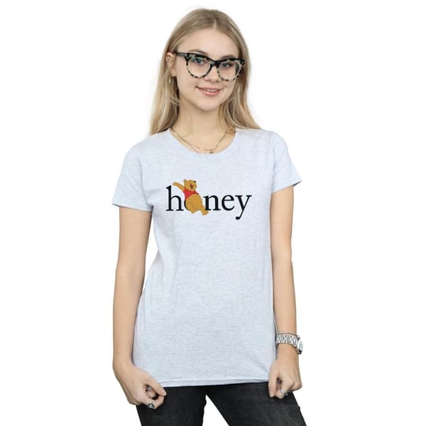 Disney Dam/Tjej Winnie The Pooh Honey T-shirt i bomull