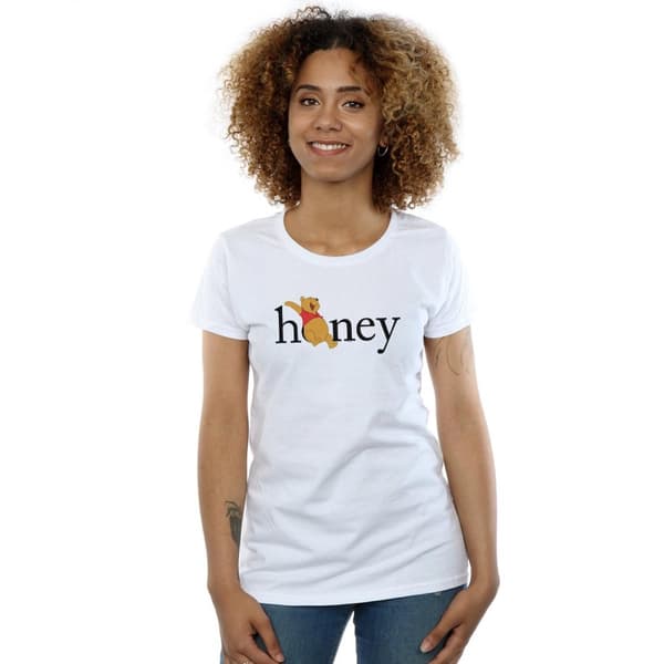 Disney Dam/Tjej Winnie The Pooh Honey T-shirt i bomull
