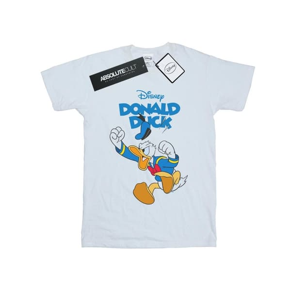 Disney Womens/Ladies Donald Duck Furious Donald Cotton Boyfriend T-Shirt