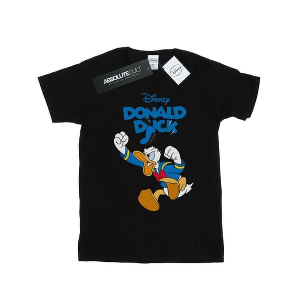 Disney Womens/Ladies Donald Duck Furious Donald Cotton Boyfriend T-Shirt