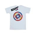 Miniatyrbilde 1 av 3: Marvel Girls Captain America Stained Glass Shield Cotton T-Shirt