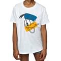 Miniatyrbild 3 av 5: Disney T-shirt i bomull med Kalle Anka-ansikte för flickor